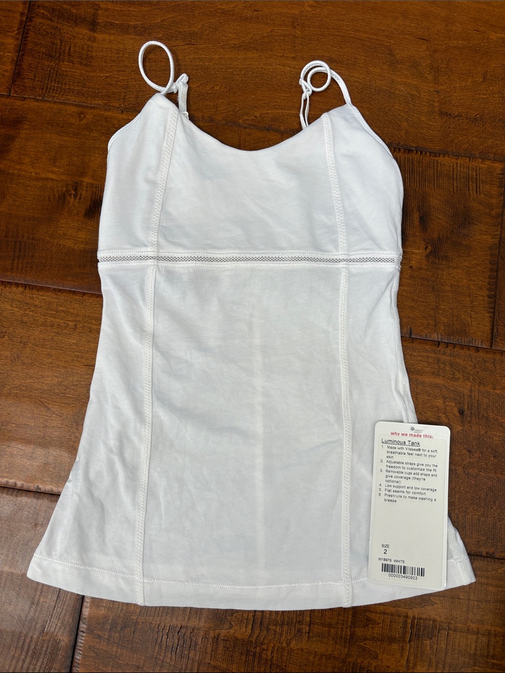Lulu Luminous Tank - white